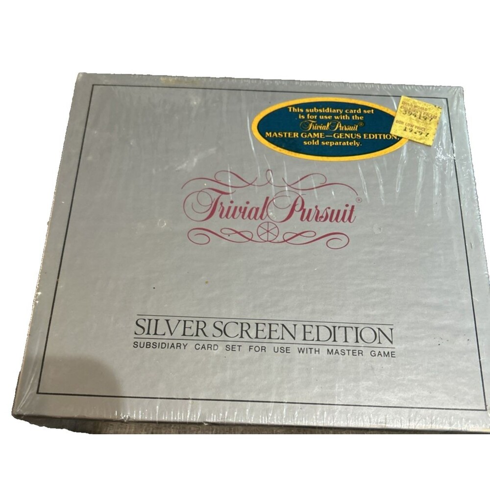Trivial Pursuit Silver Screen Edition Subsidiary Card Set New Sealed 1983